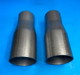 250225 Man Made 2.5 Inch Od To 2.0 14 Gauge Aluminized Steel Exhaust Pipe Reducers Adaptor Usa