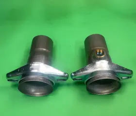 250ss1o22id Man Made 2.50 Inch Ball Header To 2.25 Id 409 Stainless 2 Bolt Socket Collector 1 With O2 Usa