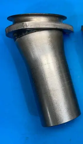 300250ac5x1 Man Made 1 X 3 Inch Header To 2.5 Od 5 Degree Free Float Bolt Aluminized Collector Reducers