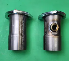 300250cso21id Man Made 3 Inch Header To 2.5 Id 409 Stainless Bolt Flange Reducers With 02 Bung In Usa