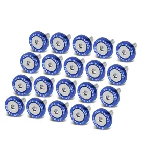 Msh-ptztl9051bl Marshshore 20pack Blue 20mm Aluminum Fender Washers Dress Up Kit Fits M6 X 1.0 Bolt Holes