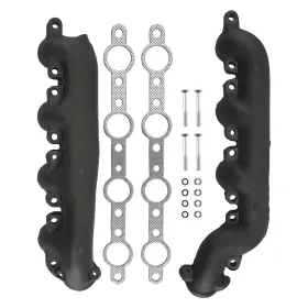 6gbzxi Maxpeedingrods Right And Left Side Exhaust Manifold Kit For Ford 7.3l Powerstroke Diesel 1999-03