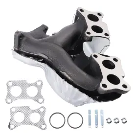 87pouz Maxpeedingrods Cast Iron Exhaust Manifold Set For Nissan D21 Pickup 1990-94 1995-97 2.4l