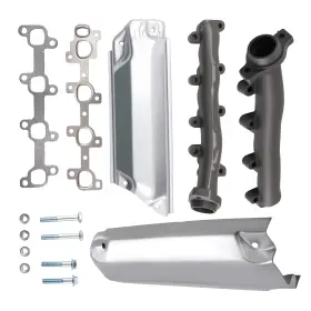 A5ychs Maxpeedingrods Cast Iron Exhaust Manifolds For Dodge Ram 1500 Dakota V8 4.7l 2004-2007 With Gasket