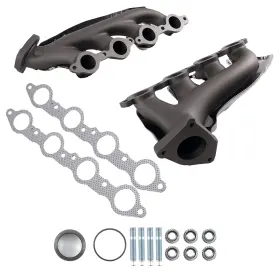A7hrz3 Maxpeedingrods L R Exhaust Manifolds Set For 1999-13 Chevy Silverado Gmc Sierra Tahoe 1500 2500