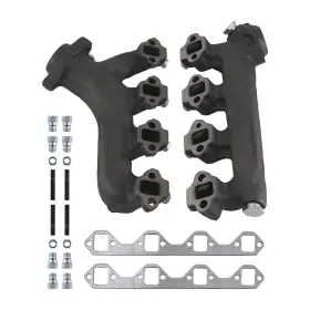 Enyxk4 Maxpeedingrods Left Right Manifold With Gaskets For Ford F-250 V8 5.8l 1988-1997 Cast Iron