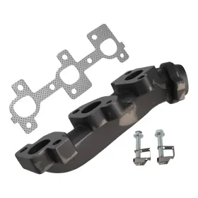 Klzye1 Maxpeedingrods Right Exhaust Manifold With Gasket Kit For Dodge Ram 1500 Dakota 3.7l Direct-fit