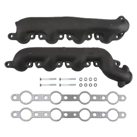 M3zfev Maxpeedingrods Exhaust Manifold For Ford F-250/f-350/f-450/f-550/e-350 7.3l V8 Diesel 1998-03