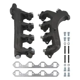 N2be6t Maxpeedingrods Pair Exhaust Manifold For Ford E-150 E-250 E-350 Econoline V8 5.8l 1988-1996