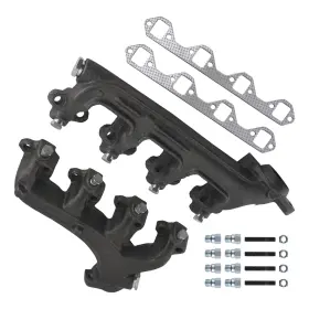Qz13we Maxpeedingrods Left Right Manifold With Gaskets For Ford F-250 V8 5.8l 1988-1997 Cast Iron