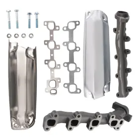 Xyijt9 Maxpeedingrods Left And Right Exhaust Manifolds With Gasket For Dodge Ram 1500 Dakota V8 4.7l 04-07
