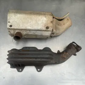 327-52171 Mazda 81 82 83 Rx7 Exhaust Manifold With Heat Shield Oem 12a #1