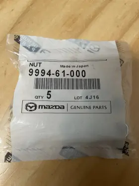 9994-61-000 Mazda Nut Oem Brand New Part - Pack Of 5