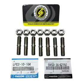 9xg0-36-621m Mazda Lfe2-10-104 06-15 Miata Mx5 Oem Genuine Exhaust Stud Bolt Kit