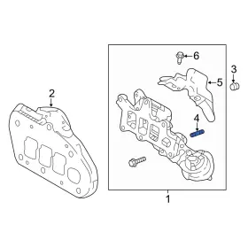 Py9040584a Mazda Oe For 6 2018-2021 Exhaust Manifold Stud