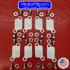 Sk15-e Medicemfg.com Engine Storage Cover Plate Buick / Rover 215 300 340 V8 Exhaust Port Set