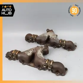 1191404214 Mercedes-benz 90-92 Mercede R129 500sl M119 Right And Left Side Exhaust Manifold Set Of 2 Oem