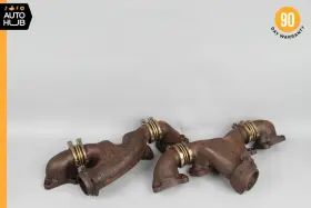1191405814 Mercedes-benz 92-99 W140 S500 400sel V8 Right And Left Exhaust Manifold Set Of 2 Oem