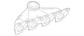Mercedes-benz 177-140-99-00 Genuine Mercedes-benz Exhaust Manifold