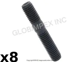 0027 Meyle 100 411 For Porsche 1977-1982 Exhaust Manifold Stud 8 X 30 Mm Pcs