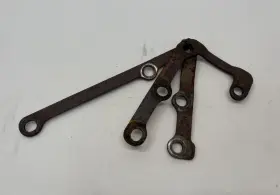11627589707 Mini Cooper 07-15 R55 R56 R57 R60 R61 S Exhaust Manifold Mounting Strip Set