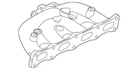 1555a476 Mitsubishi Genuine Exhaust Manifold