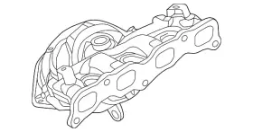 1555a997 Mitsubishi Genuine Exhaust Manifold