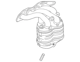 Mn156670 Mitsubishi Genuine Exhaust Manifold Mn156670 Mitsubishi Genuine Exhaust Manifold