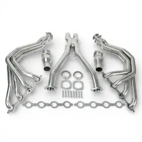 00000w234ft45 Mmi Long Tube Exhaust Headers And X-pipe For Chevy Corvette 97-04 C5 Ls1 Ls6