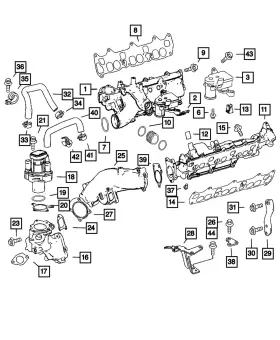 05175668aa Mopar Genuine Insert Sleeve