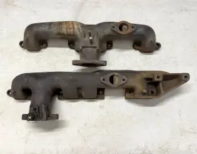 1947490 Mopar Set Of 1960 Ram Exhaust Manifolds 300f Long Short Letter Car F 300 Chrysler 60