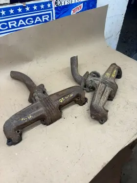 3870055 Mopar 1975-1989 Dodge Truck 318 360 Sbm Exhaust Manifolds Ramcharger W150 D250 D350 V8