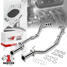 Mt1-jvthd110 Motor-1 2pcs 3-1 Stainless Steel Exhaust Headers For 10-16 Hyundai Genesis Coupe 3.8l V6