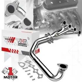 Mt1-jvthd146 Motor-1 4-1 Long Tube Headers Exhaust System For 94-03 Chevrolet S10 Gmc Sonoma 2.2l
