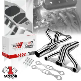 Mt1-jvthd150 Motor-1 4-1 Design 3-1/2 Inch Od Exhaust Headers For Chevy Small Block 265-400 V8 Engine