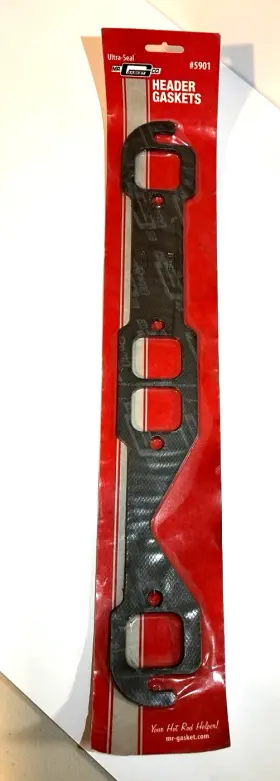 262-400cid Mr Gasket 5901 100 Ultra- Seal Header Gaskets Set Of 2 Chevrolet 1955-91