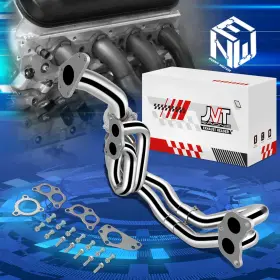 Npm97327 Newpoint Motor For 02-21 Subaru Wrx Sti S.steel Front 3 Piece Slip Fit Exhaust Header Manifold