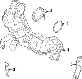 B08a2-6rx1a Nissan Genuine Exhaust Manifold
