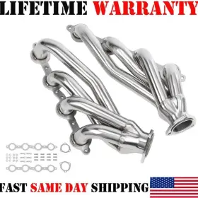 Eh28026-2d Ocd X Rdjk Stainless Manifold Exhaust Headers Kit For Chevy Corvette 1963-1981 V8 Engines