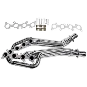 Oe Quality 11-16 5.0l/v8 New Silver Stainless Steel Manifolds For Ford Mustang Gt 5.0l V8 2011-2016