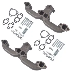 H64502bk Oe Quality 9300329 Pair Exhaust Manifolds With Gasket For Chevy Small Block 327 400