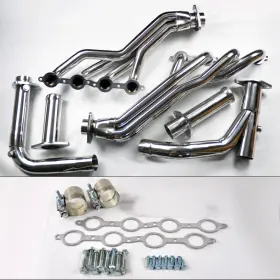 07-14cbchd Oem-quality Fit Chevy Gmc 07-14 4.8l 5.3l 6.0l Long Tube Stainless Steel Headers With Y Pipe