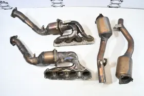 7l5131705 Original Factory Genuine Left/right Engine Downpipe Exhaust Manifold Header Pipe Porsche Cayene Gts 11-18