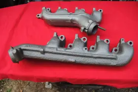 Dize9431 Original Ford 71 72 73 Mustang Torino 351 C 4v Pair Exhaust Manifolds Good Cond. Doae-c Orig