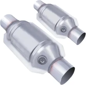 Zhq2 Osakesukar 2.25 Inch Universal Catalytic Converter Inlet/outlet 2 Pack 2.25-inch