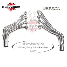 6962d-48-jt Osbuyzone Ls Swap Long Tube Headers 1-7/8 Inch For Chevy Gmc C10 C1500 Ls1 Ls2 Ls3 Ls6 Ls7 New