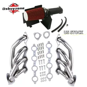 Arp05-bk Osbuyzone 28576 4ftft Cold Air Intake Exhaust Headers Kit For Chevy Gmc Avalanche Silverado Sierra