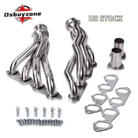 Eh28101-3-os Osbuyzone Pair Stainless Shorty Exhaust Headers Kit For Chevy Gmc V8 396 402 427 454 502