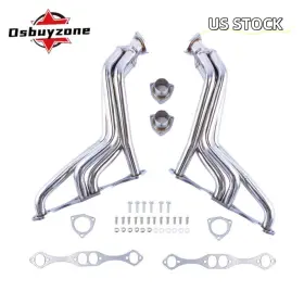 Eh28124-3-os Osbuyzone Polished New Stainless Headers For 1935-48 Chevy Small Block Fat Fender Well Us