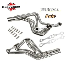 Eh28166-7-os Osbuyzone For Chevy Sbc 267-400 V8 1970-1987/camaro 1970-1981 Stainless Headers Long Tube